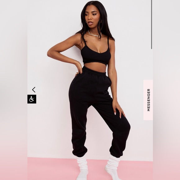 House of CB EVIE BLACK BANDAGE BRALETTE - Picture 2 of 6